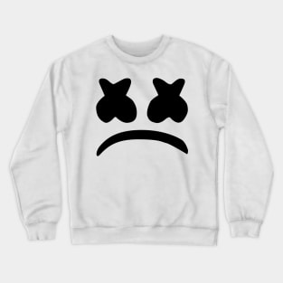 sad marshmello Crewneck Sweatshirt